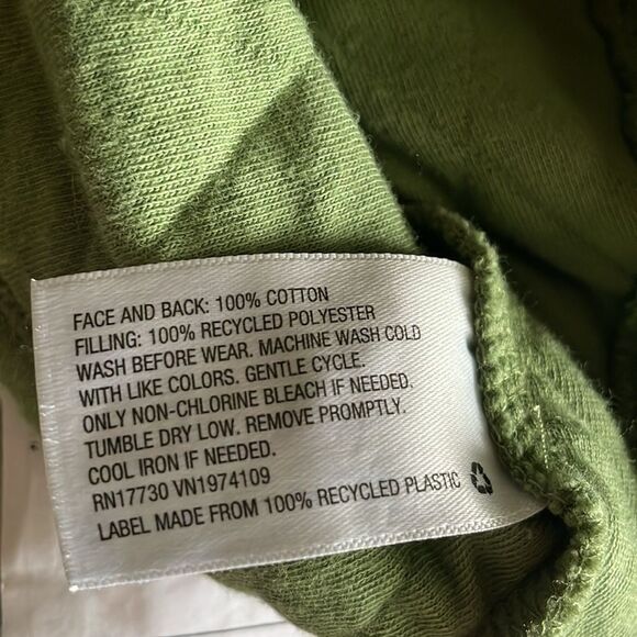 Universal Thread Relaxed Fit Green Diamond Quilted Pullover Hoodie (Size: XS) - Picture 12 of 12